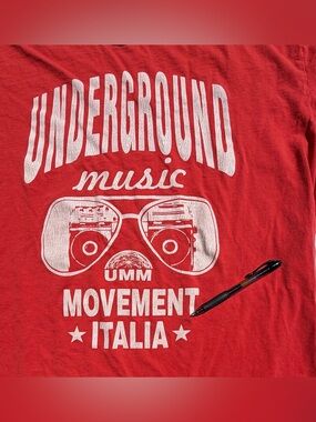 Underground Music Movement UMM Streetwear Italy  XXL Vintage